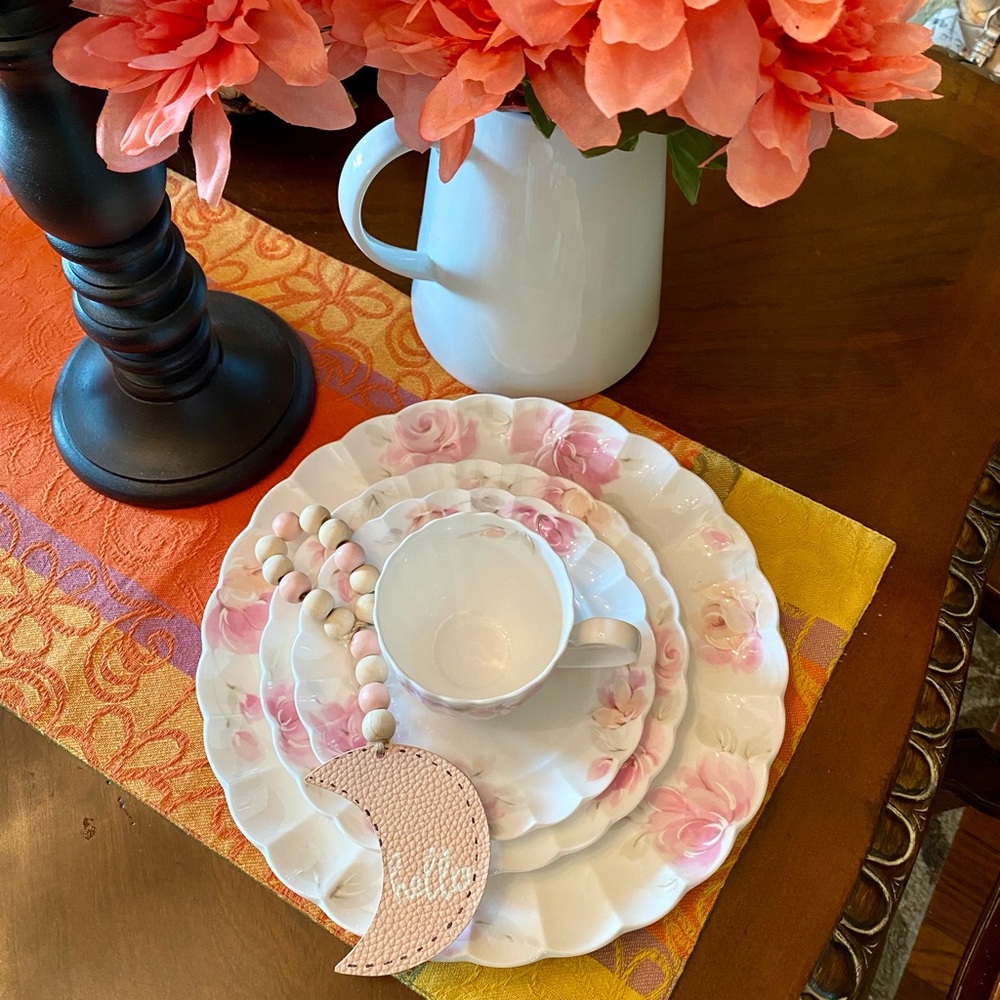 Bone China , Rose Splendor, New never used .